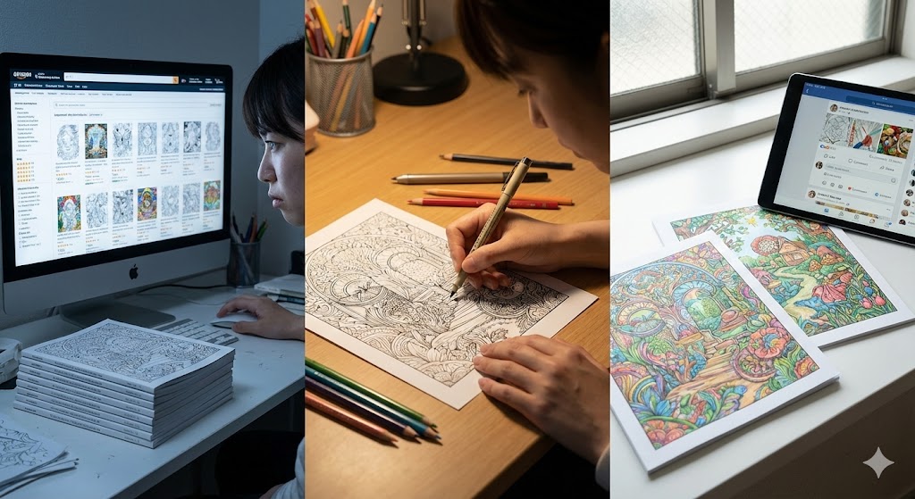 AI塗り絵は稼げないは本当？理由と稼ぐための戦略を解説