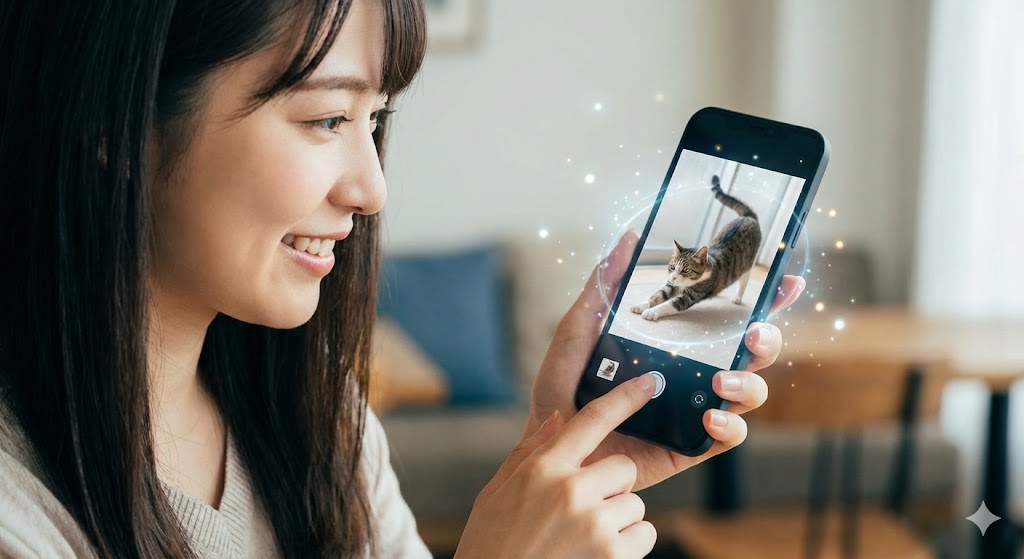 画像を動かすAIの無料アプリで動画を作る方法